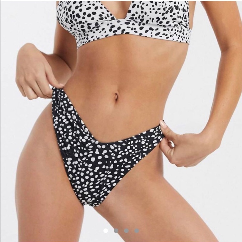 NWOT asos high waisted bikini bottoms